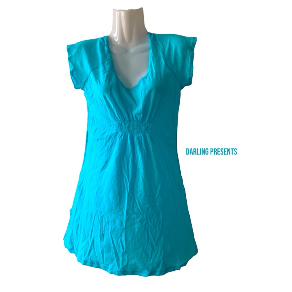 Da-Nang Surplus Tee Shirt Women Color Bluebird Size XS